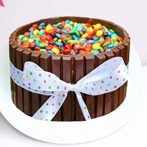 Kitkat Gems Cake
